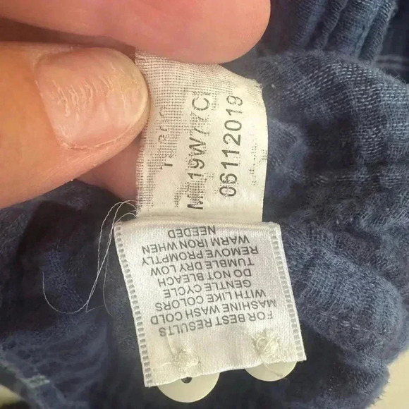 Peter millar Mens Mountainside Collection Cotton Flannel Shirt Blue/Blue Plaid - Picture 11 of 11